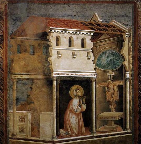 GIOTTO di Bondone Miracle of the Crucifix France oil painting art